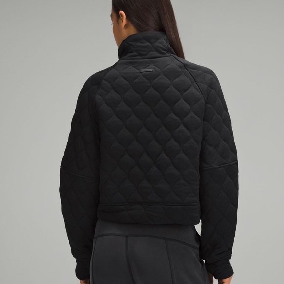 Lululemon Quilted Funnel Neck Half Zip - Picture 2 of 8